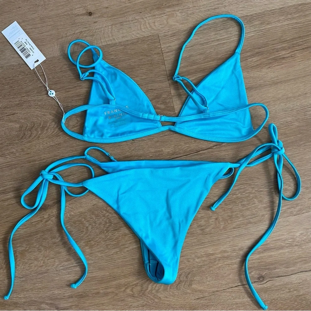 FRANKIES BIKINIS Chase Triangle Bikini Top & Bottoms SET